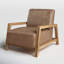 Fauteuil d'appoint à profil bas Zurich Kaleo-56618005
