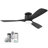 52" 3-Blade Smart Wood Flush Mount Ceiling Fan with Light and Remote, WiFi Alexa, Indoor/Outdoor, Quiet DC Motor, Dimmable-1285832961