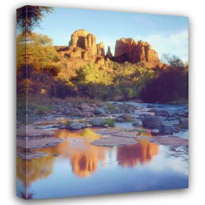 Talbot Frank, Christopher Canvas Art: Arizona, Sedona Cathedral Rock and Oak Creek (66_US03 BJA0003)