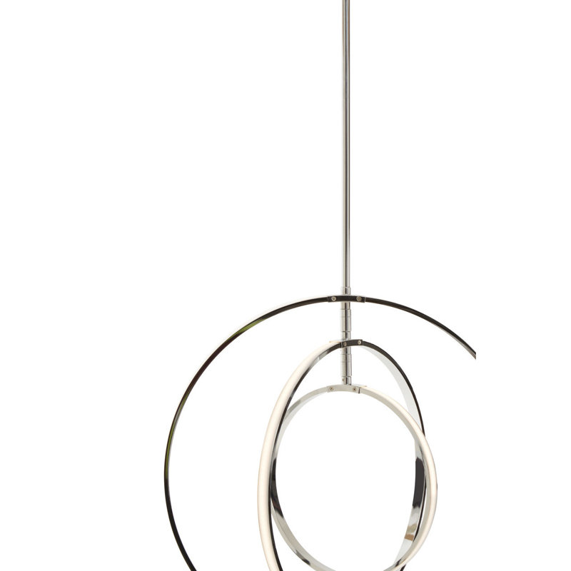 Angeliana 3 - Light Silver LED Geometric Pendant