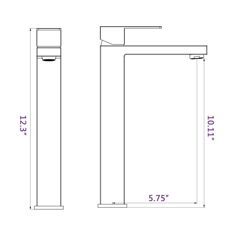 Single-Hole Single-handle Bathroom Faucet