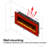 43'' W Electric Fireplace with 5000 BTU-34417373