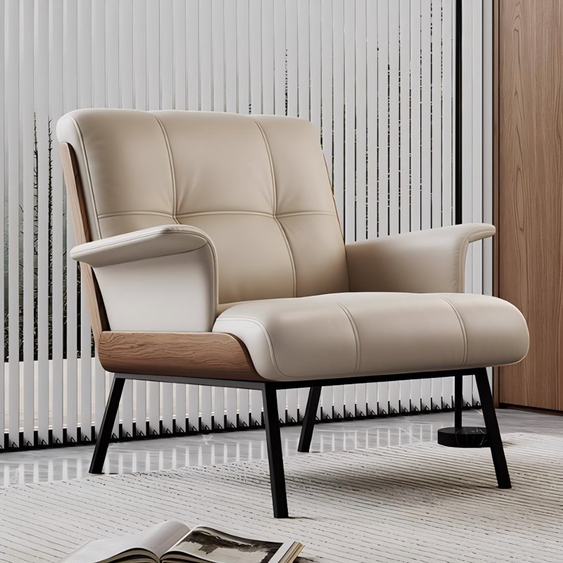 Assise simple en cuir 35,43 po