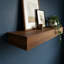 Ensemble de 4 tablettes murales flottantes en bois pour la salle de bain, la cuisine et le salon-1065745050
