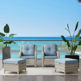 Bonia Wicker Outdoor Lounge Chair