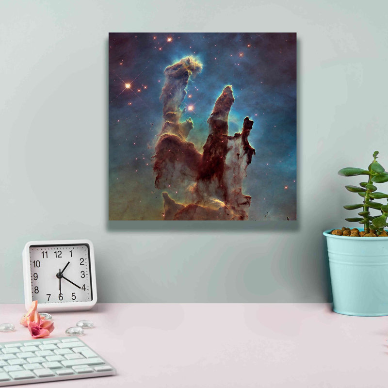 'Eagle Nebula,' Canvas Wall Art, 12" H x 12" W x 0.75" D