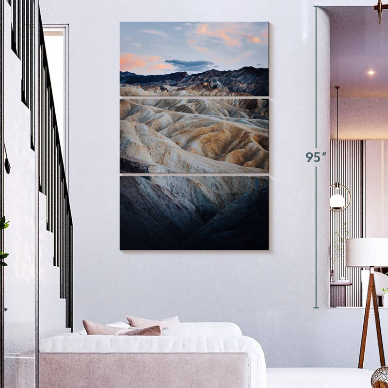 Alvord Zabriskie Point Ridges, 74" H x 48" W