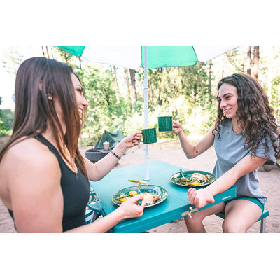 Neus Patio Dining Set with Extendable Square Table