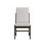 Chaise d'appoint de salle à manger Gadberry avec tissu beige Boucle en brun (2 par carton)