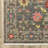 Oriental Machine Woven Gray/Pink Wool and Nylon Blend Area Rug-1428184009