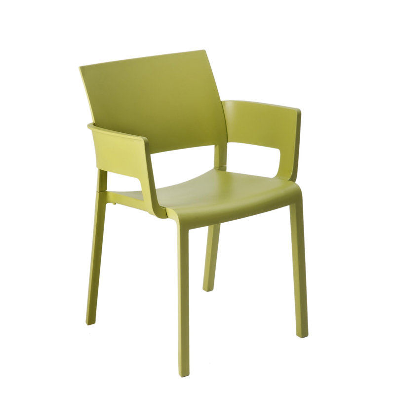 Fiona Outdoor Dining Armchair, Olive Green