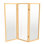4 Ft. Tall Clear Screen Natural 6 Panel