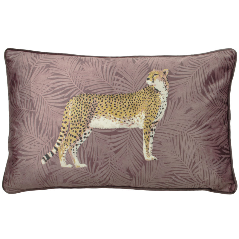 Quaniece Rectangular Cushion, Navy, Feathers