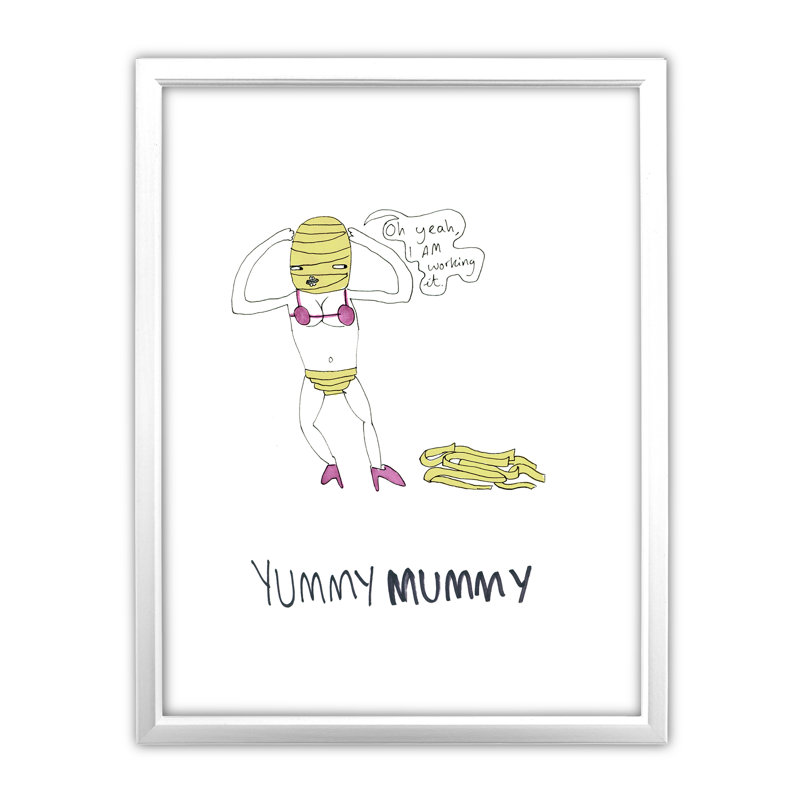 Single Picture Frame Print, White
