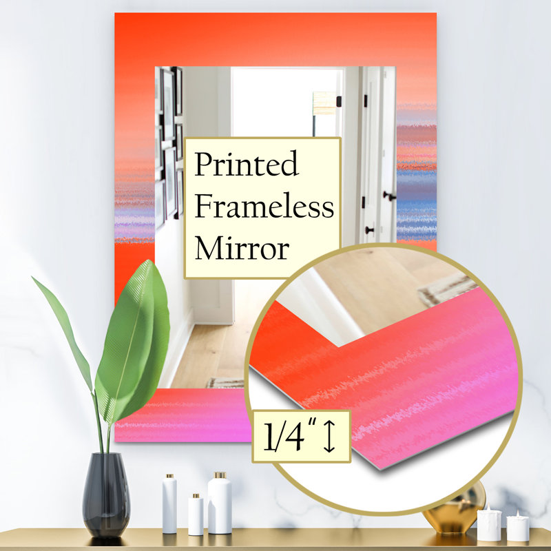Miroir décoratif sphérique Mid-Century, H 39,4 po x l 29,5 po