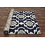 Tapis bleu marine à poils longs Gertz-40824093