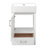 Space-saving Ceramic Sink Modern Style For Small Bathrooms