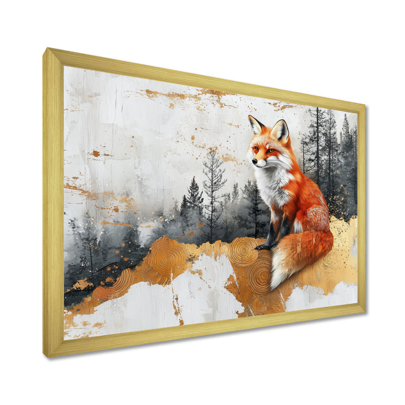 Gereon - Animals Canvas Art Print, H 30 po x l 40 po, Reproduction encadrée d'une seule photo, Doré