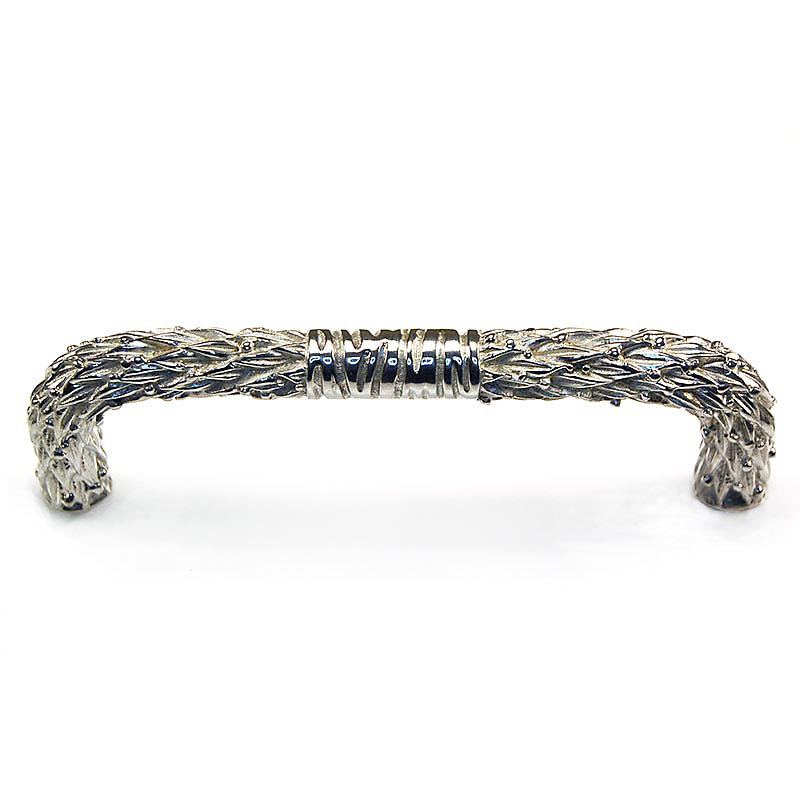 San Michele Arch Pull, 4", Polished Nickel