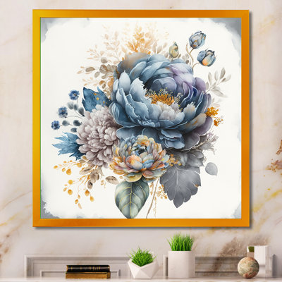 «Cool ton Blooming Bouquet II», reproduction sur toile