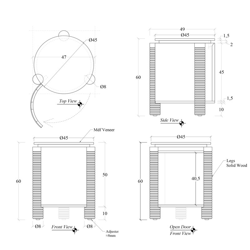 Luna End Table