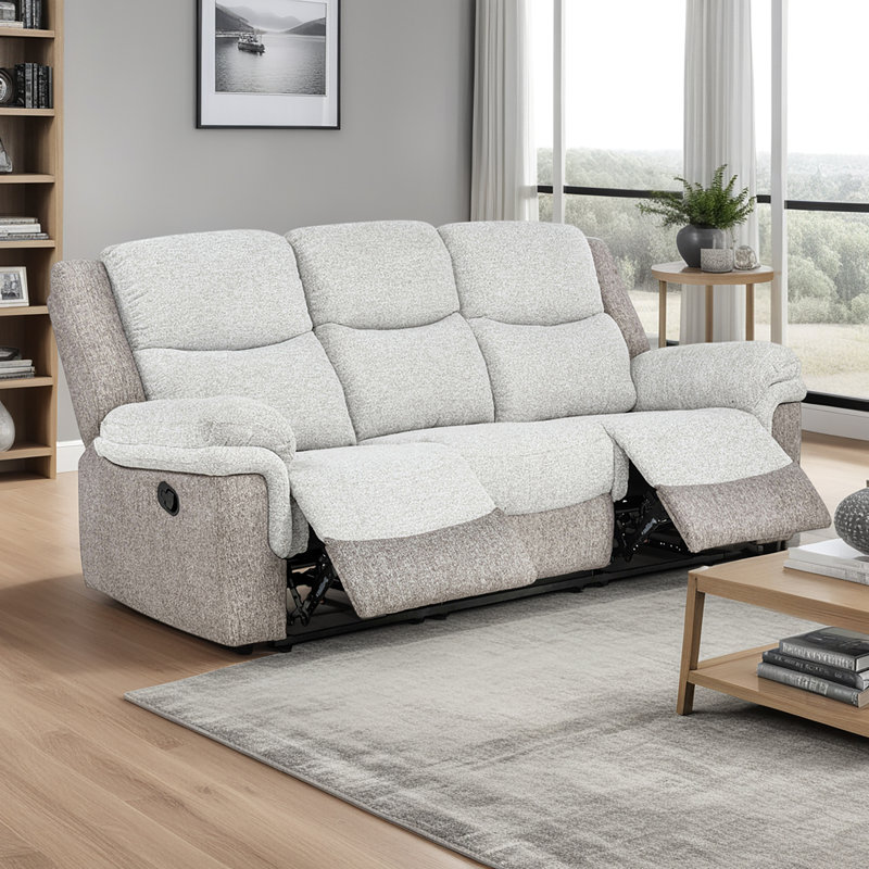Branice Manual Sofa, 3, 41" H x 86" W x 38" D