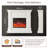 Electric Fireplace with Mantel, Electric Fireplace Insert, With Timer, Remote Control, Adjustable Flame Color, 1400W-150295633