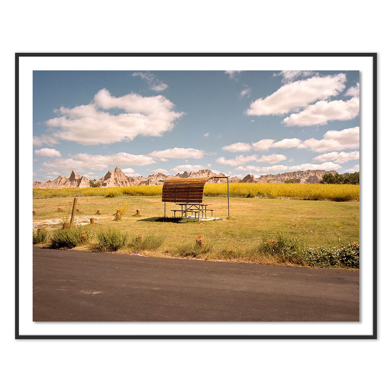 Badlands SD Print by Ryann Ford, Black, 38" H x 48" W x 2.5" D