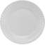 Service de table en porcelaine 16 pièces, ensemble de vaisselle à double cuve festonnée pour 4 personnes, va au micro-ondes et au lave-vaisselle, blanc