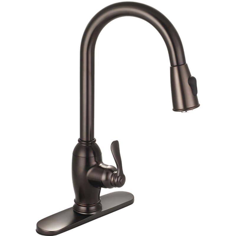 Banner Faucets Castille Pull Down Kitchen Faucet, Oil Rubbed Bronze