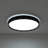 Nordic Round Dimmable Wood Grain Led Flush Mount-330289420