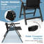 Caleena Mesh Patio Folding Chair Folding Chair