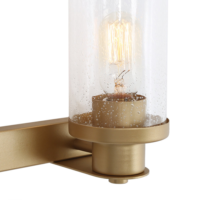 3 - Light Dimmable Vanity Light, Antique Gold