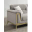 Valencia Luxe Fabric 2-Piece Living Room Set