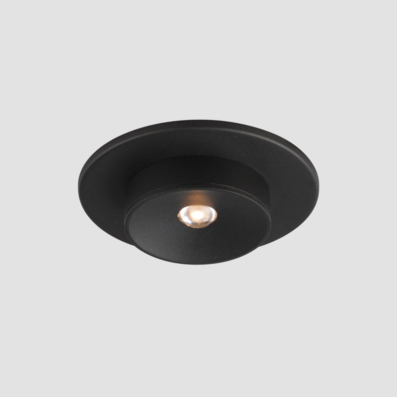 Caldera-Semi-Flush Mount, Black