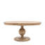 Veans Extendable Pine Round Dining Table