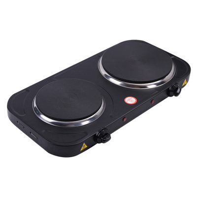 Plaques de cuisson électriques en fonte pour comptoir simple / double 2000w