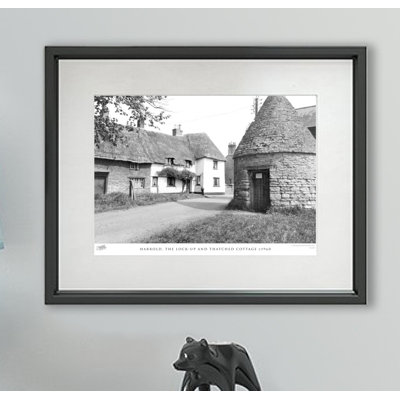 Harrold, The Lock-Up And Thatched Cottage C1960 - Single Picture Frame Print
