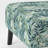 Oceanic Foliage Botanical Pattern I - Upholstered Tropical Accent Slipper Chair