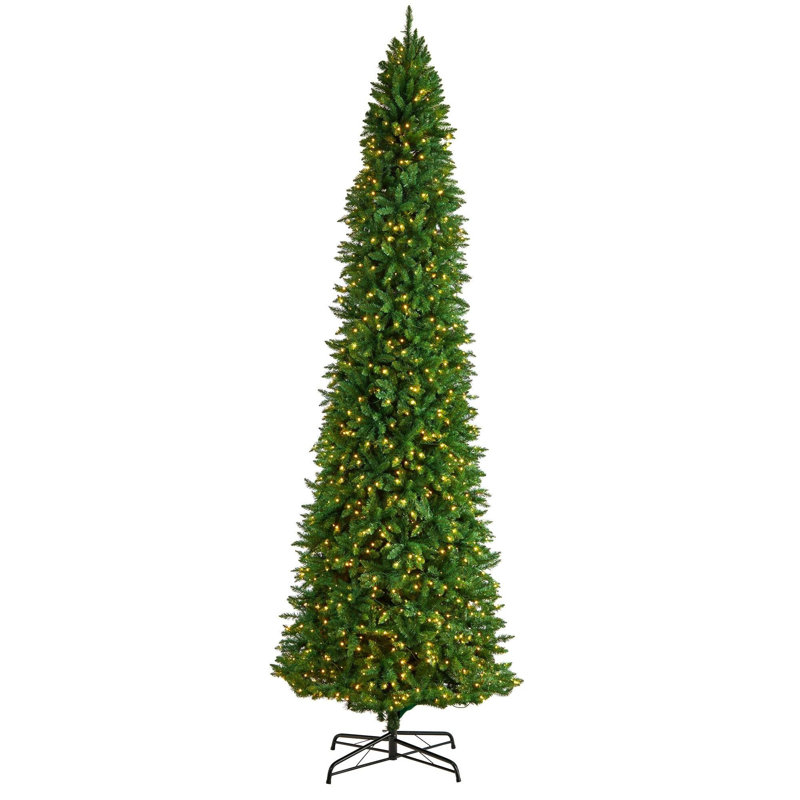 12' H Lighted Artificial Christmas Tree
