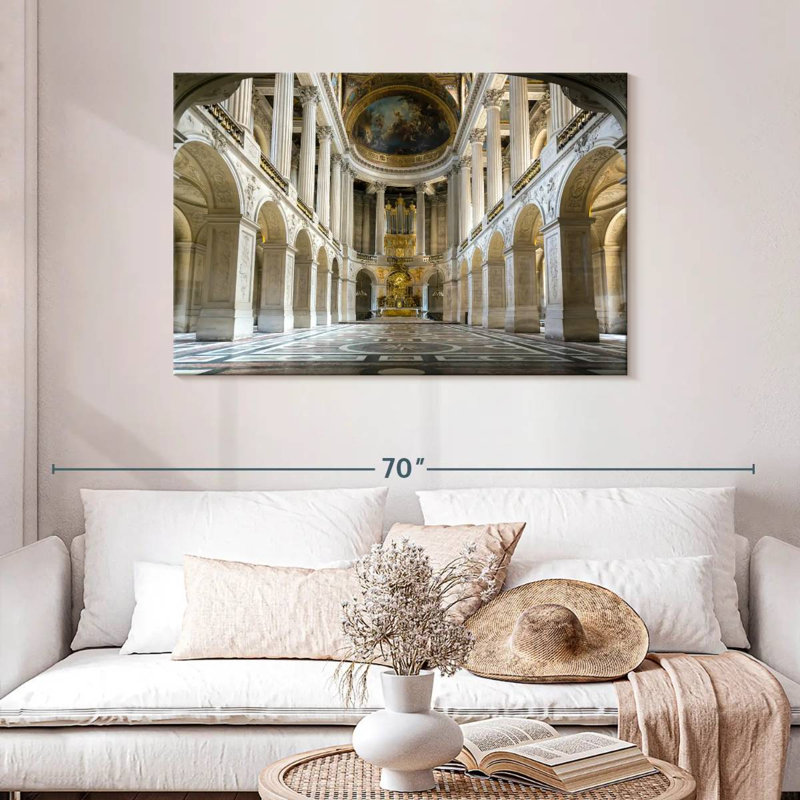Intérieur de Versailles, H 30 po x l 45 po
