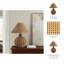 Sagebrook Home 23X20" Woven Rattan Table Lamp, Natural