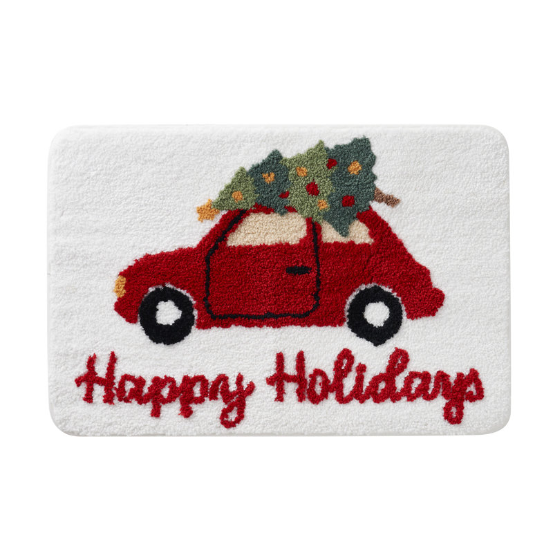 Ensemble de rideau de douche de 16 pièces The Holiday Aisle® Home Kathry