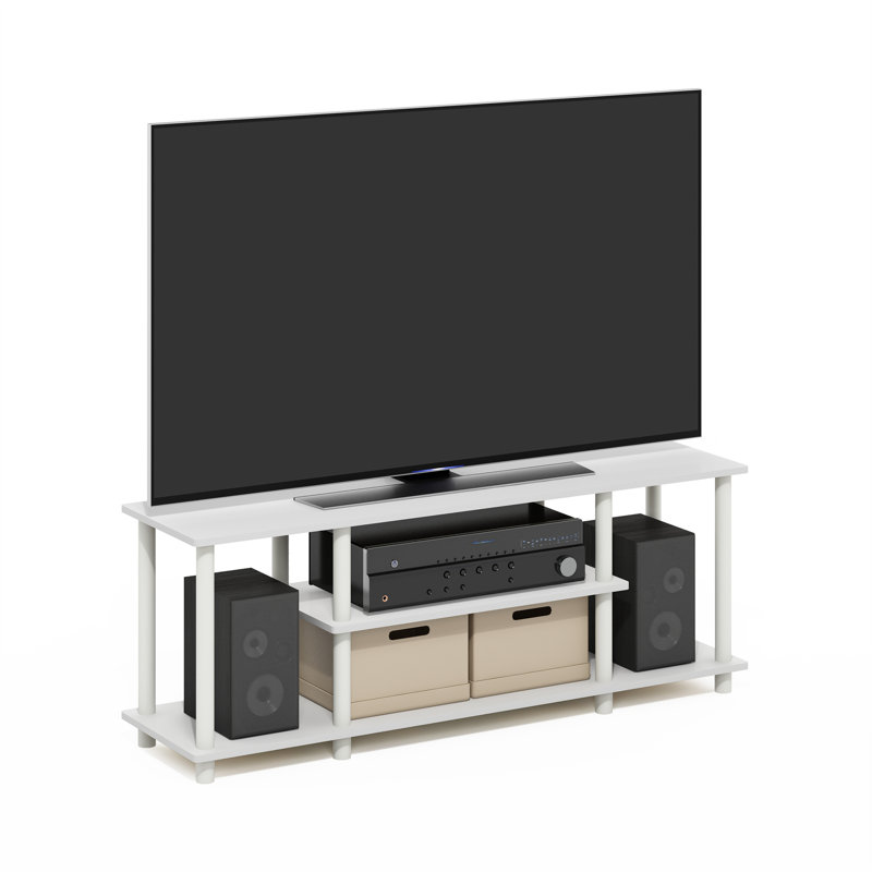 Crédence de rangement l 43,8 po Orhideea, Blanc