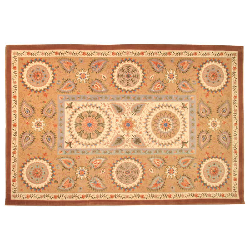  - Tapis «Two Flowers» - Taille 6 pi 7 po x 9 pi 10 po