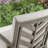  Amario Patio 6 Person Aluminum Round Dining Set With Lazy Suan, Umbrella Hole And Sunbrella® Cushions