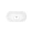 Xeden 62'' x 31.5'' Soaking Acrylic Bathtub