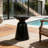 Outdoor Iron Side Tables with Flared Desig-61409748-61409747