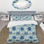 Ensemble de housse de couette Traditional Blue Trellis II-109147192