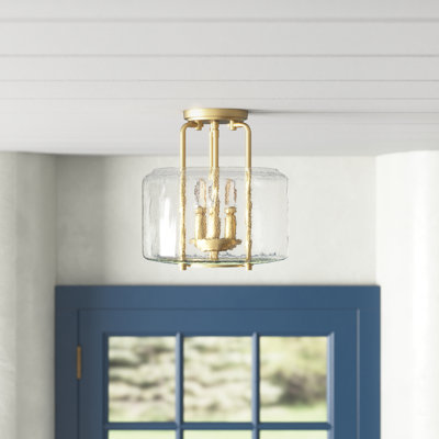 Plafonnier semi-encastré cylindrique 11,38 po Dottie